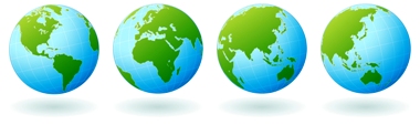World Globes graphic